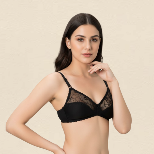 Noir Lace - Cotton