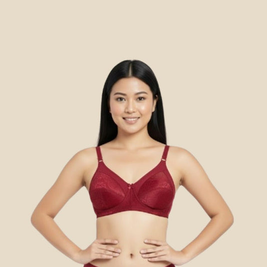Allegra Bra - Rich Wine Red