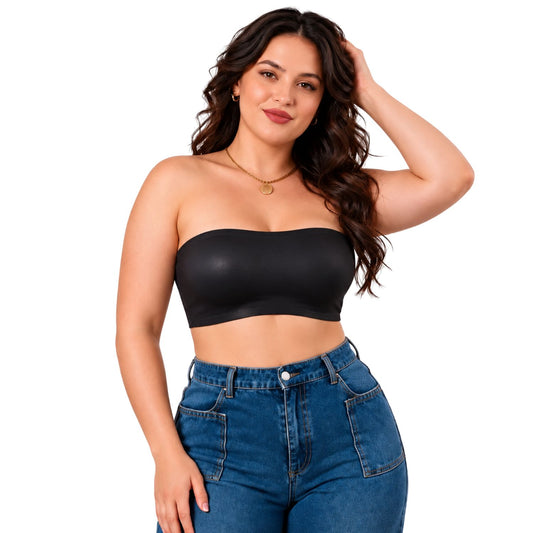 Sleek Freedom- Black (2 in 1 Strapless + Invisible Straps Separate)