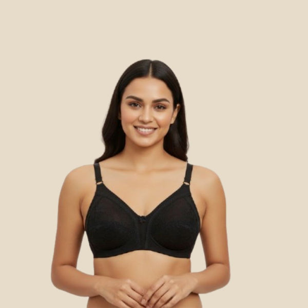 Allegra Net Bra - Cotton