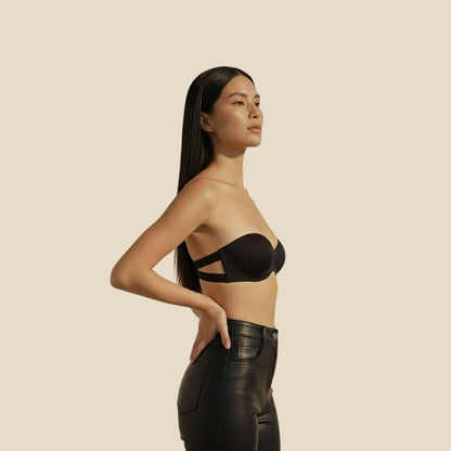 Crimson Aura (2 in 1 Strapless + Invisible Straps Separate)