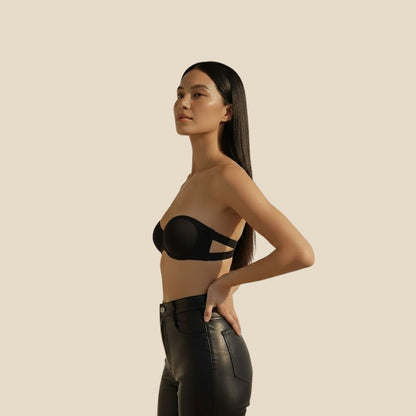 Crimson Aura (2 in 1 Strapless + Invisible Straps Separate)