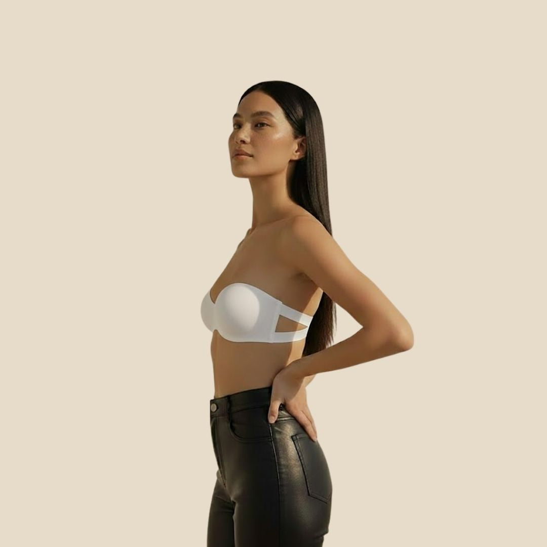 Crimson Aura (2 in 1 Strapless + Invisible Straps Separate)