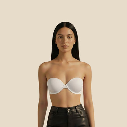 Crimson Aura (2 in 1 Strapless + Invisible Straps Separate)