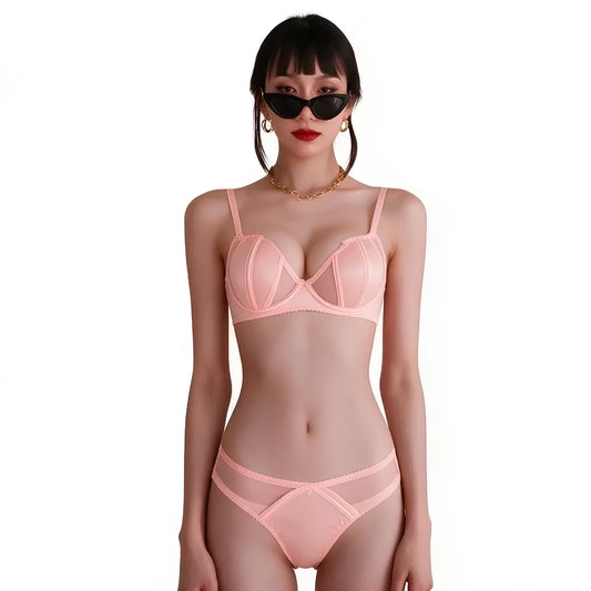 Balconette Lingerie Set - PINK