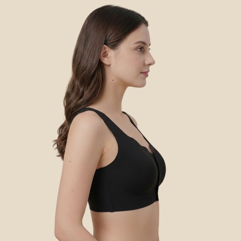 Buttoned Bliss- Black