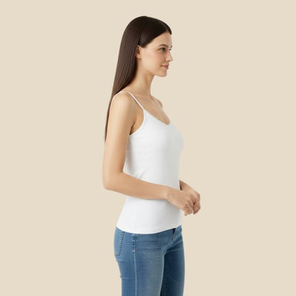 Aura Ribbed Cami - Cotton
