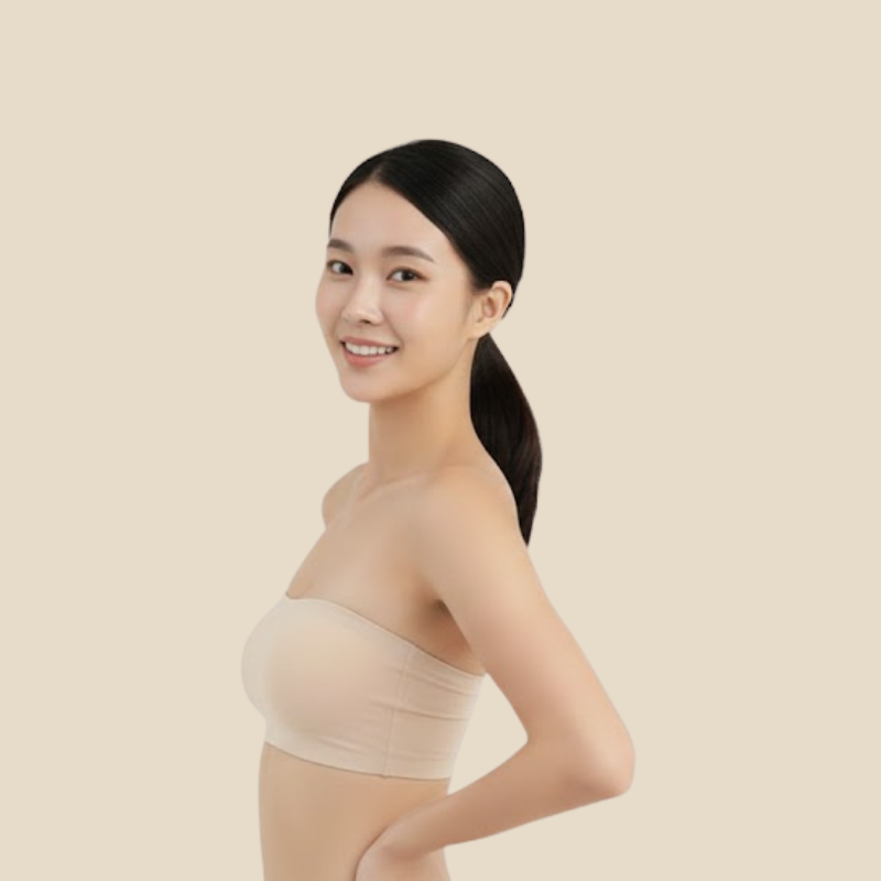 Ice Tube Top  (2 in 1 Strapless + Invisible Straps Separate)