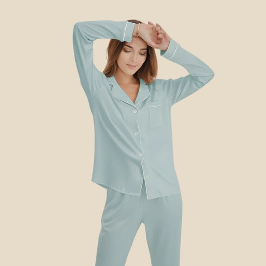 Mint Ethereal Sleep Set - Elastane