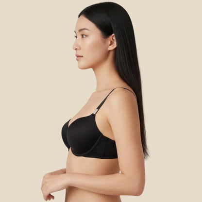 Comfort Shirt Bra- Black